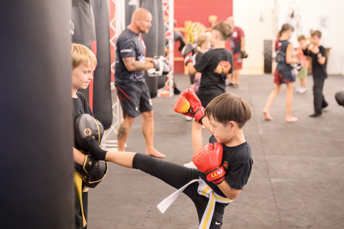 Dragons Kindertraining in der Kampfsportschule Tops Gym in Offenbach an der Queich