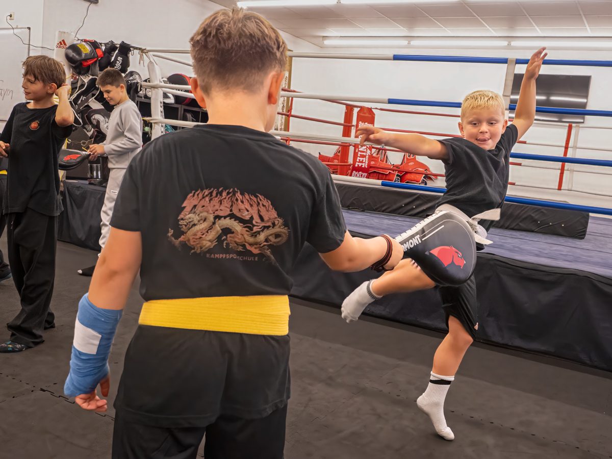 Dragons Kindertraining im Tops Gym bei Landau