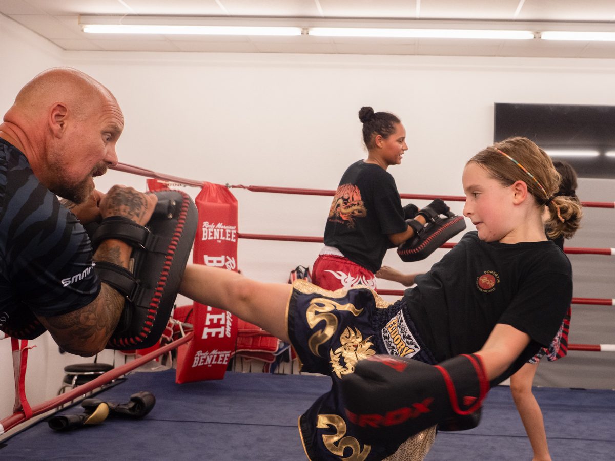 Dragons Kindertraining in der Kampfsportschule Tops Gym in Offenbach an der Queich