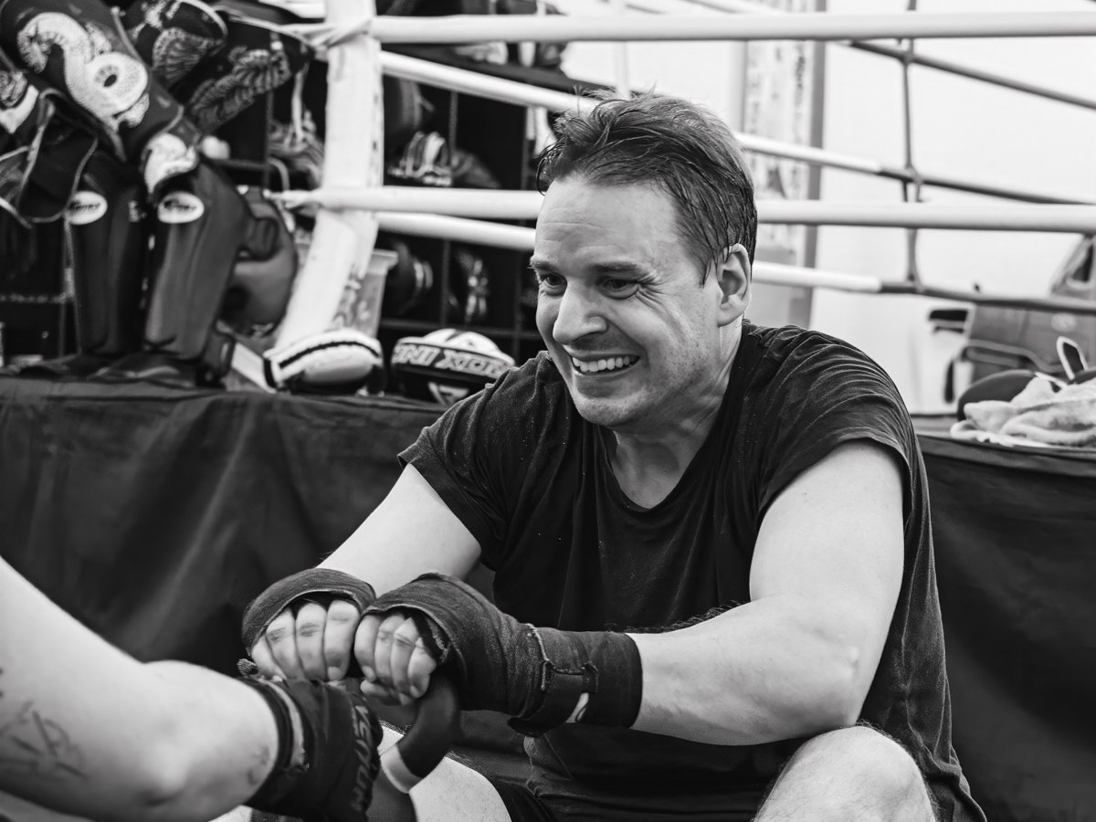 Eindruck aus dem Training: Fitnessboxen im Tops Gym