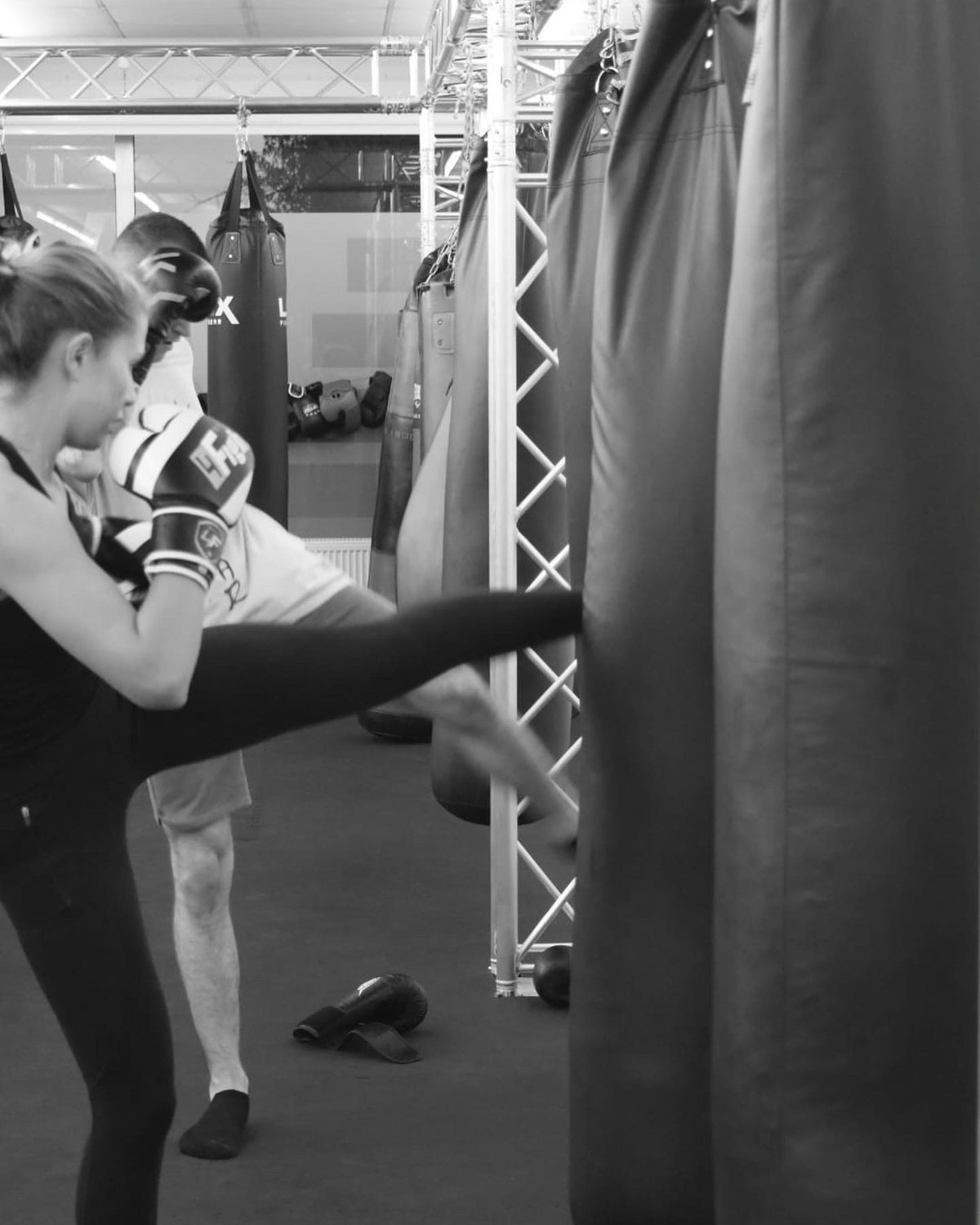 Training: Fitnessboxen im Tops Gym bei Landau