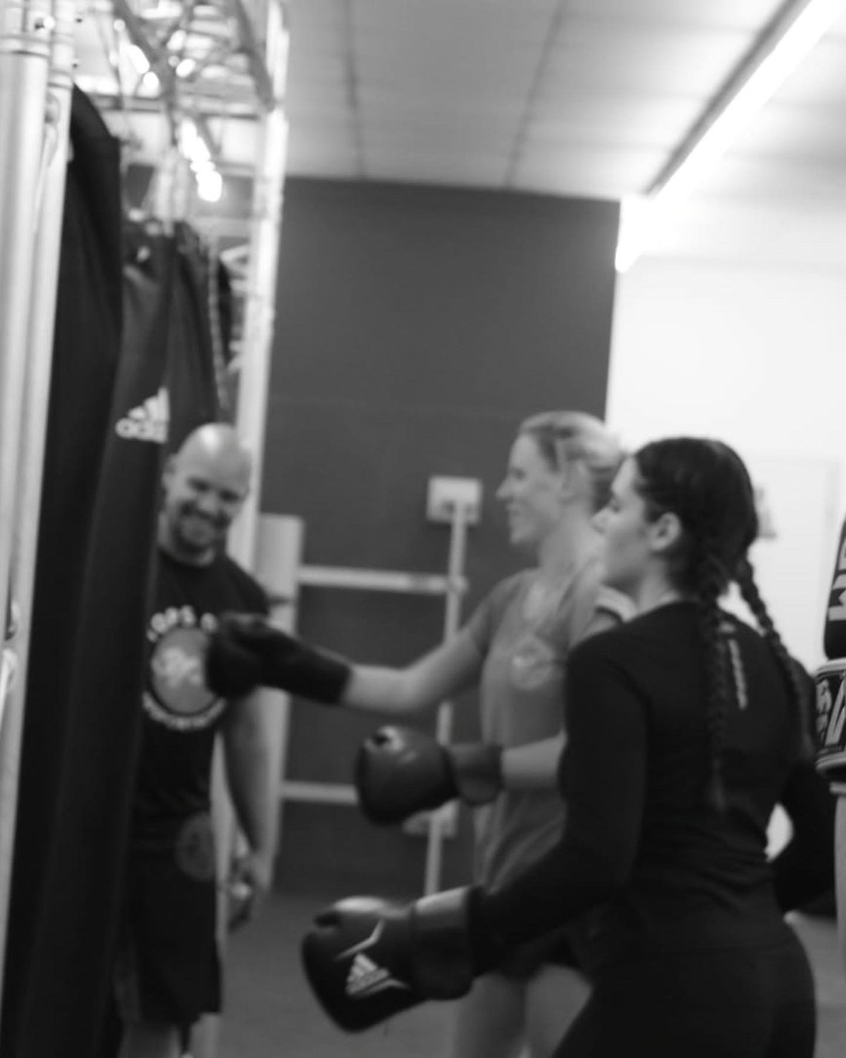 Eindruck aus dem Training: Fitnessboxen im Tops Gym