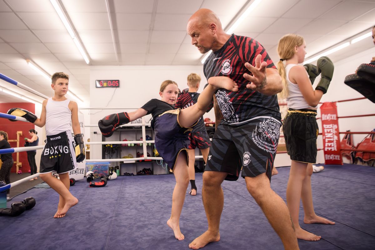 Kindertraining in der Kampfsportschule Tops Gym in Offenbach an der Queich