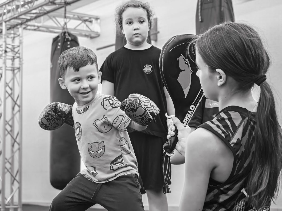 Little Dragons Kindertraining in der Kampfsportschule Tops Gym in Offenbach an der Queich