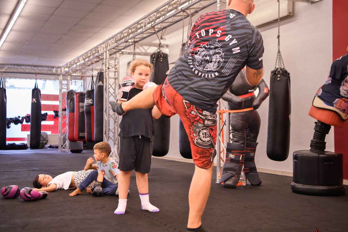 Training: Little Dragons Kindertraining im Tops Gym bei Landau