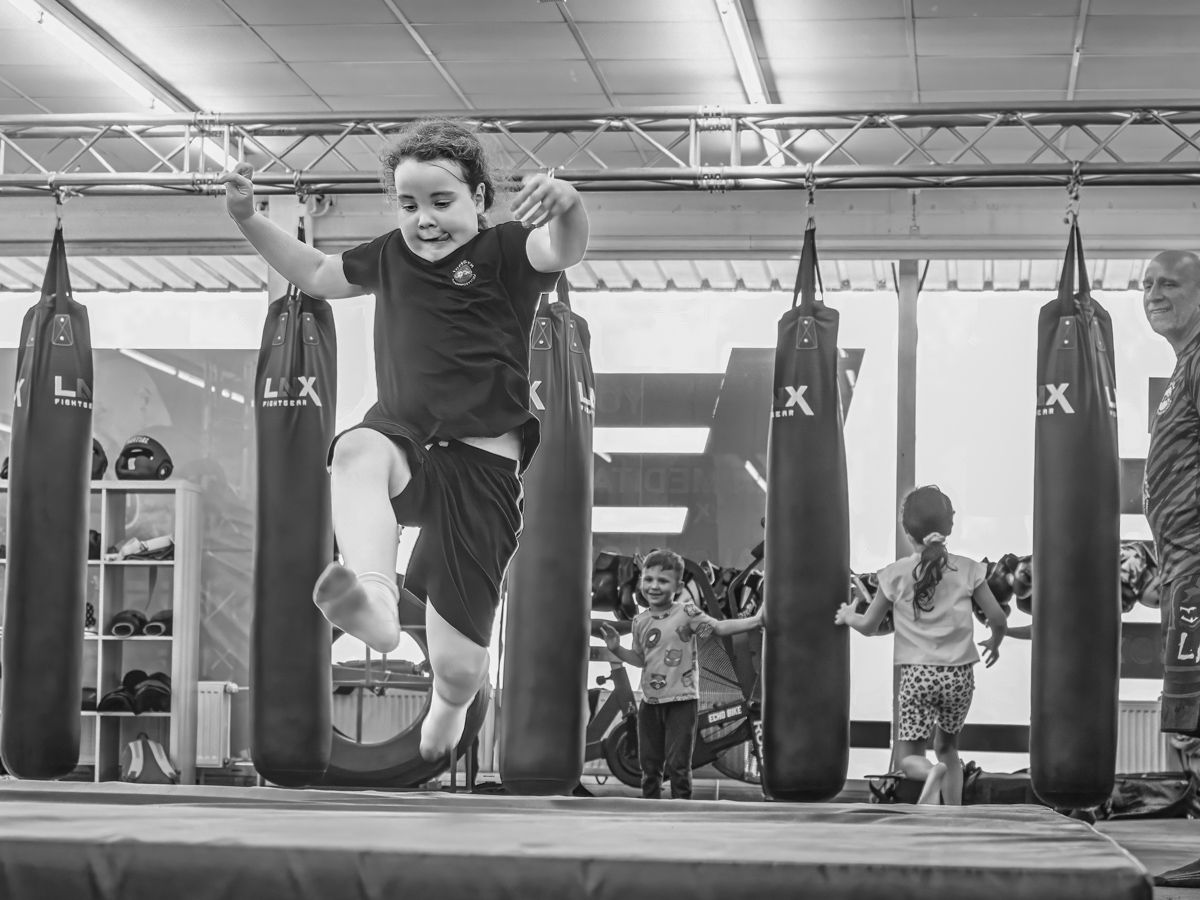 Kindertraining in der Kampfsportschule Tops Gym in Offenbach an der Queich